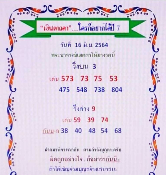 หวยซองล็อคพารวย