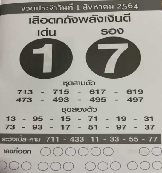 หวยซองล็อคพารวย