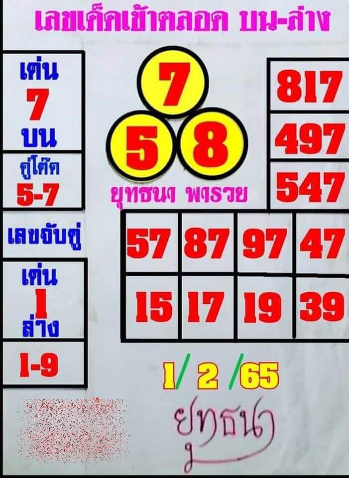 หวยซองล็อคพารวย