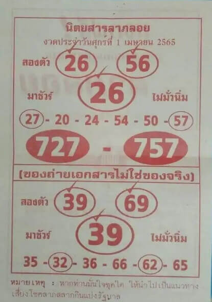 หวยซองล็อคพารวย